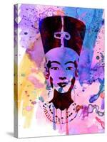 Nefertiti Watercolor-Anna Malkin-Stretched Canvas