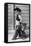 Neg:64518Pl Un Jeune Cow Boy Et Le Singe Savant Au Far West Le 27 Septembre 1960-null-Framed Stretched Canvas