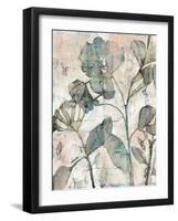 Negative Space Floral I-Jennifer Goldberger-Framed Art Print