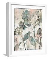 Negative Space Floral I-Jennifer Goldberger-Framed Art Print