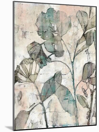 Negative Space Floral I-Jennifer Goldberger-Mounted Art Print