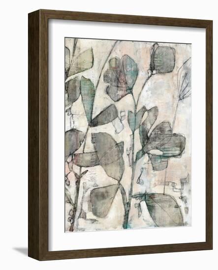 Negative Space Floral II-Jennifer Goldberger-Framed Art Print