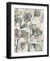 Negative Space Floral II-Jennifer Goldberger-Framed Art Print