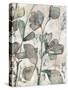 Negative Space Floral II-Jennifer Goldberger-Stretched Canvas