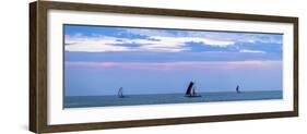 Negombo, Traditional Outrigger Fishing Boats (Oruva) Returning to Negombo Fishing Market, Sri Lanka-Matthew Williams-Ellis-Framed Photographic Print