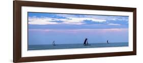 Negombo, Traditional Outrigger Fishing Boats (Oruva) Returning to Negombo Fishing Market, Sri Lanka-Matthew Williams-Ellis-Framed Photographic Print