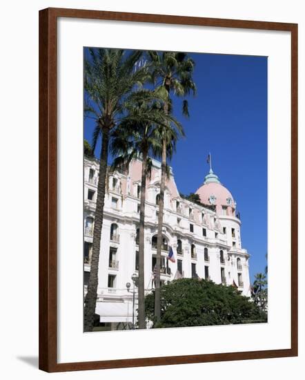 Negresco Hotel, Nice, Alpes Maritimes, Cote d'Azur, French Riviera, Provence, France-John Miller-Framed Photographic Print