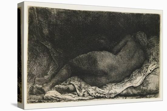 Negress Lying Down, 1658-Rembrandt van Rijn-Stretched Canvas