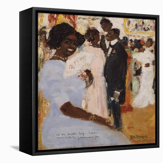 Negro Ball, 1912-Jose Agustin Arrieta-Framed Stretched Canvas