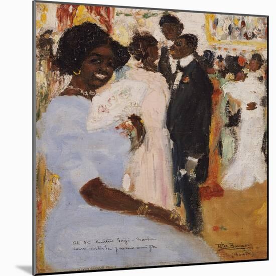 Negro Ball, 1912-Jose Agustin Arrieta-Mounted Giclee Print