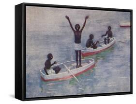 'Negro Boys at Barbados', 1924-Unknown-Framed Stretched Canvas