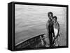 Negro Diving Boys, Nassau, W.I.-null-Framed Stretched Canvas