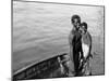 Negro Diving Boys, Nassau, W.I.-null-Mounted Photo