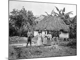 Negro Hut, Jamaica, C1905-Adolphe & Son Duperly-Mounted Giclee Print