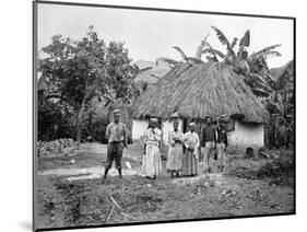 Negro Hut, Jamaica, C1905-Adolphe & Son Duperly-Mounted Giclee Print