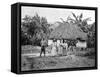 Negro Hut, Jamaica, C1905-Adolphe & Son Duperly-Framed Stretched Canvas