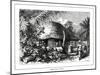 Negro Huts, Jamaica, 19th Century-null-Mounted Giclee Print