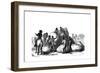 Negro Labour Loading Sacks of Cotton on Cart, Southern States of Usa-null-Framed Giclee Print