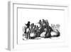 Negro Labour Loading Sacks of Cotton on Cart, Southern States of Usa-null-Framed Giclee Print