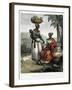 Negro Women of Rio-Janeiro, from 'Picturesque Voyage to Brazil', Published, 1835-Johann Moritz Rugendas-Framed Giclee Print