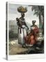 Negro Women of Rio-Janeiro, from 'Picturesque Voyage to Brazil', Published, 1835-Johann Moritz Rugendas-Stretched Canvas