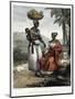 Negro Women of Rio-Janeiro, from 'Picturesque Voyage to Brazil', Published, 1835-Johann Moritz Rugendas-Mounted Giclee Print