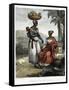 Negro Women of Rio-Janeiro, from 'Picturesque Voyage to Brazil', Published, 1835-Johann Moritz Rugendas-Framed Stretched Canvas