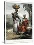 Negro Women of Rio-Janeiro, from 'Picturesque Voyage to Brazil', Published, 1835-Johann Moritz Rugendas-Stretched Canvas