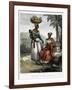 Negro Women of Rio-Janeiro, from 'Picturesque Voyage to Brazil', Published, 1835-Johann Moritz Rugendas-Framed Giclee Print