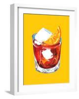 Negroni Sunshine Yellow-Alice Straker-Framed Photographic Print