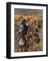 Nehemiah looks upon the ruins of Jerusalem - Bible-James Jacques Joseph Tissot-Framed Giclee Print