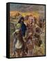 Nehemiah looks upon the ruins of Jerusalem - Bible-James Jacques Joseph Tissot-Framed Stretched Canvas