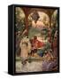 Nehemiah petitions Artaxerxes - Bible-William Brassey Hole-Framed Stretched Canvas