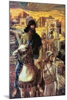 Nehemiah Sees The Rubble In Jerusalem-James Tissot-Mounted Art Print