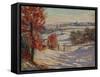Neige a Crozant-snow in Crozant, 1873 Oil on canvas, 52 x 73 cm.-Jean-Baptiste-Armand Guillaumin-Framed Stretched Canvas
