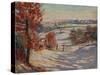 Neige a Crozant-snow in Crozant, 1873 Oil on canvas, 52 x 73 cm.-Jean-Baptiste-Armand Guillaumin-Stretched Canvas