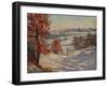 Neige a Crozant-snow in Crozant, 1873 Oil on canvas, 52 x 73 cm.-Jean-Baptiste-Armand Guillaumin-Framed Giclee Print