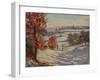 Neige a Crozant-snow in Crozant, 1873 Oil on canvas, 52 x 73 cm.-Jean-Baptiste-Armand Guillaumin-Framed Giclee Print