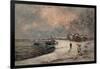 Neige a Ivry-snow in Ivry, 1895 Oil on canvas, 52 x 73 cm.-Jean-Baptiste-Armand Guillaumin-Framed Giclee Print