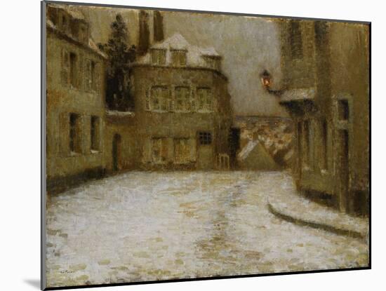 Neige, Montmartre-Henri Eugene Augustin Le Sidaner-Mounted Giclee Print