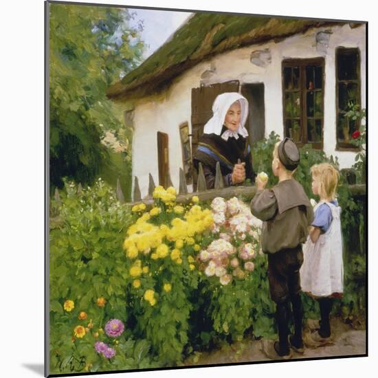 Neighbor-Hans Andersen Brendekilde-Mounted Giclee Print