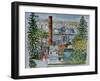 Neighborhood Across from Bayonne Oil Refineries, 2016,(watercolor)-Anthony Butera-Framed Giclee Print