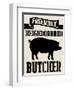 Neighborhood Butcher-Andi Metz-Framed Art Print