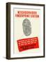 Neighborhood Fingerprint Station-null-Framed Art Print