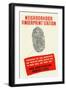 Neighborhood Fingerprint Station-null-Framed Art Print