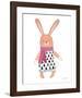 Neighborhood Pals IX Pink-Farida Zaman-Framed Art Print