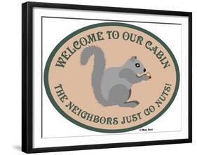 Neighbors Go Nuts-Mark Frost-Framed Giclee Print