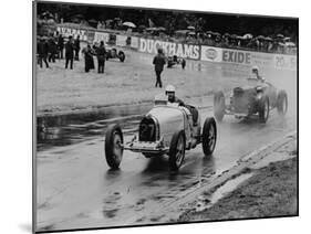 Neil Corner in a Bugatti at Oulton Park, Cheshire, June 1968-null-Mounted Photographic Print