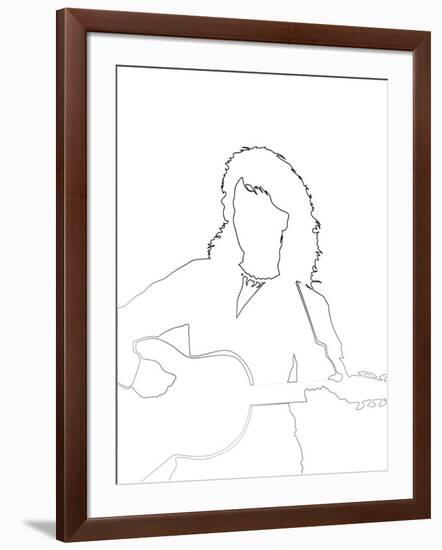 Neil Diamond-Logan Huxley-Framed Art Print