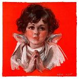 "Little Angel," Saturday Evening Post Cover, December 19, 1925-Neil Hott-Giclee Print